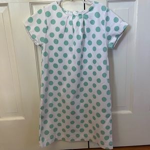 Lands end polka dot shift dress